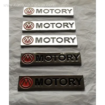 Plastic Chrome Emblem & Company Logo Badge